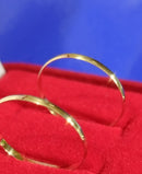 Alianças 1 mm Peso 1.20 Gramas Boleada Ouro 18 Kilates