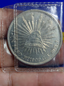 Moeda Do México Un Peso De 1909 peso 27.10 Gramas 39 mm