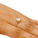 Anel Um Aro Ouro 18 Kilates 1.00 Grama Pedra Zircônia 5mm Maciço Todas Cores de Pedras