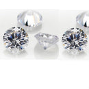 Zircônia 4 mm Cúbica Branca Redonda Cor branca 1 Pedra