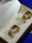 Alianças Retas maciço Ouro 18 kilates 10 Gramas 6 mm