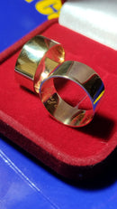 Alianças 8 mm Peso 13 Gramas Ouro 18 Kilates Noivado Casamento Compromisso