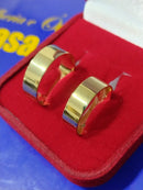 Par Alianças Ouro 18 kilates 6 mm Peso 8 gramas