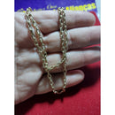 Cordão ouro 18 kilates 11 gramas 3 mm 60 Cm modelo Oco