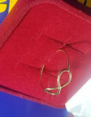 Anel Ouro 18 Kilates Infinito Peso 0.80 Grama