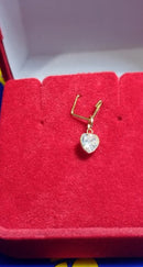 Pingente Ouro 18 Kilates 4 mm Zircônia