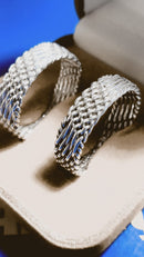 Alianças Prata 6.80 mm Esterinhas Lindas Prata 950 Lançamento