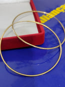 Brincos Argola 30 mm Ouro 18 Kilates Peso 2.00 Gramas