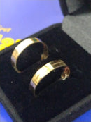 Par Aliança Ouro 18 kilates Peso 6 Gramas 5mm