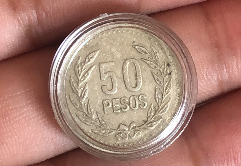 Moeda República De Colômbia 1994 Na Cápsula