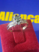 Anel Colação de Grau Formatura Feminino Aro Ouro 18 Kilates Cabeça Prata Peso 1.80 Gramas Cabeça 7 mm x 7 mm Todos todos