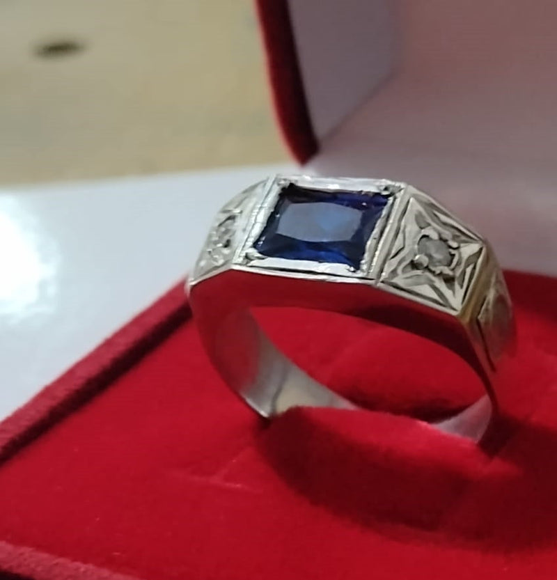Anel Formatura prata com Simbolo Prata Todos os Cursos