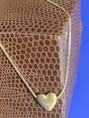 Pulseira Com Coração 8 mm Corrente Ouro 18 Kilates Peso 1.00 Grama 0.50 mm 21 Cm