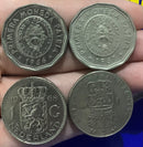 Kit 4 Moedas Estrangeiras para Coleção Novas Linda Moedas