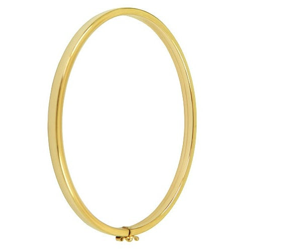 Bracelete Ouro !8 kilates 7 Gramas 5 mm Trava de Segurança oco