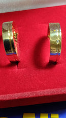 Alianças 6 mm 8 Gramas Casamento Alianças Para Noivado e Casamento Ouro 18 Kilates Pedra Zircônia 2 mm