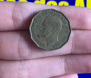Moeda Three Pence 1948 Muito Antiga e Rara Coleção