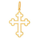 Pingente Cruz Ouro 18 Kilates 1.30 Gramas  20 mm