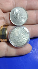 Moedas estrangeira 26 mm Coleção e colecionadores 2 Moedas no kit