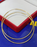 Brincos Argola 30 mm Ouro 18 Kilates Peso 2.00 Gramas