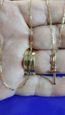 Cordão Piastrine Ouro 18 kilates 1.80 Gramas  2 Mm Oco  40 Cm