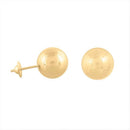 Brinco Ouro 18k 750 Bola 10mm