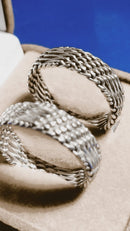 Alianças Prata 6.80 mm Esterinhas Lindas Prata 950 Lançamento