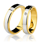 Alianças Noivado Casamento Casal ParTradicional Anatômicas Ouro 18 Kilates Boleadas