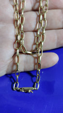 Cordão Ouro 18 kilates 12 Gramas  5 Mm Oco  60 Cm