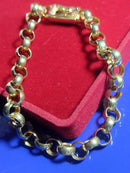 Pulseira Elos Português Ouro 18 kilates 12 Gramas 8 mm