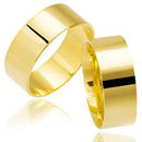 Alianças de casamento Par Alianças Ouro 18 Kilates Noivado Casamento Bodas 8 mm 12 Gramas Maciço