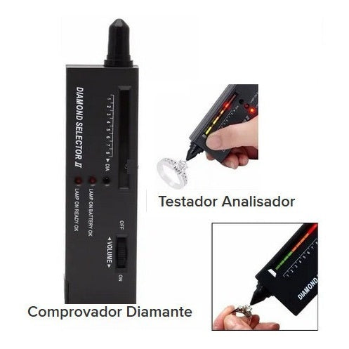 Detector Eletrônico Profissional Diamante E Brilhantes