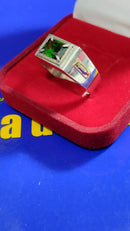 Anel de Formatura Prata 950 Todos as Formaturas Símbolos Ouro 18 Kilates