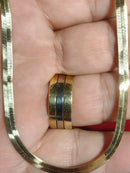 Colar Gargantilha Corretinha  laminada 45 Cm Ouro 18 Kilates 9.10 Gramas 4 mm