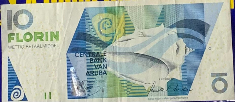 Cédula 10 Fllorin Rara