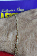 Pulseira Piastrine 1.90 Gramas Corrente Ouro 18 Kilates Peso 1.90 3 mm 23 Cm