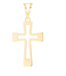 Cruz Peso 1.45 Gramas 1.55 mm Ouro18 Kilates