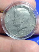 Moeda Half Dolar 1983 LInda moeda pretegida