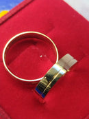 Alianças  Lisa Ouro 18 kilates Reta Risco 7,5 Gramas 5,50 mm