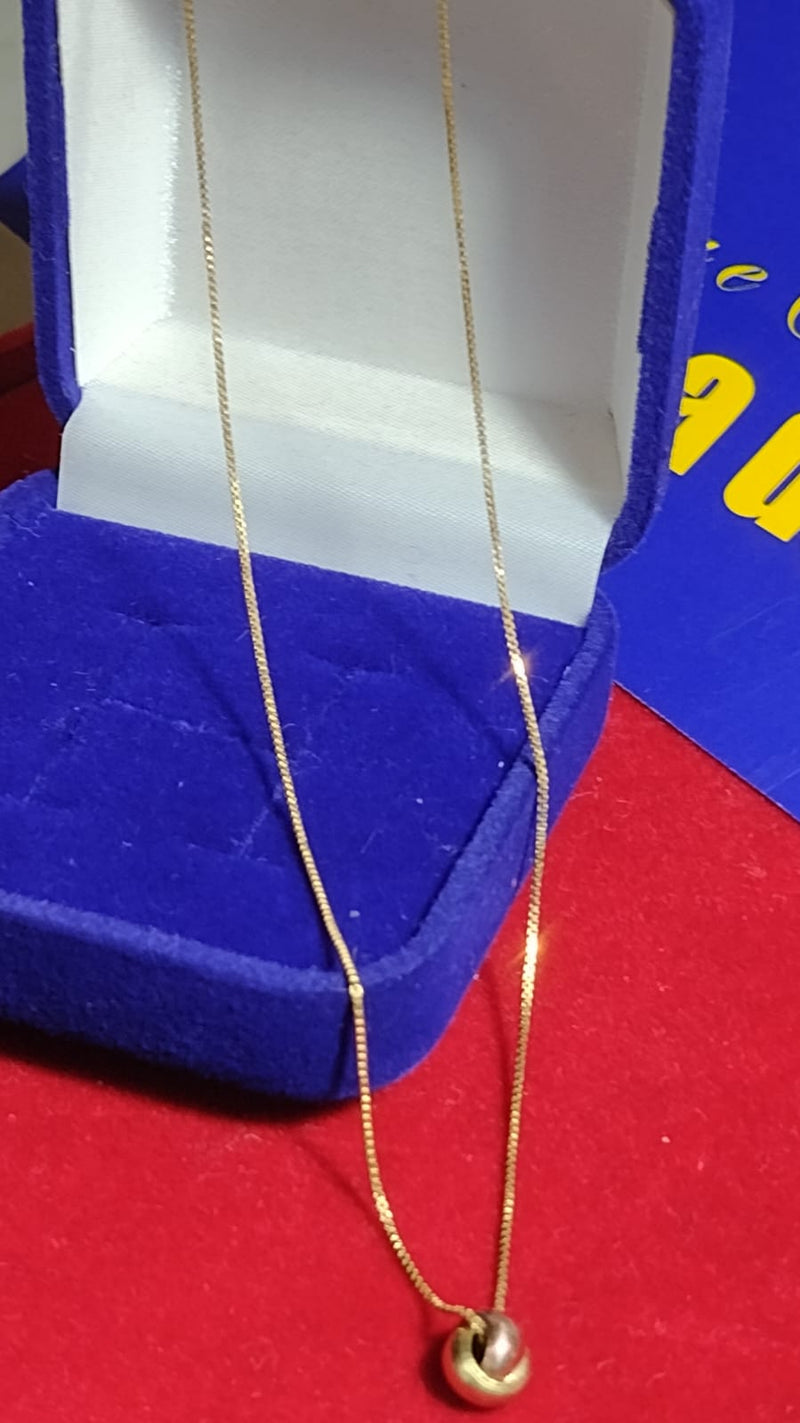 Gargantilha Ouro 18 Kilates Marina Batista Masculina 1.20 gramas