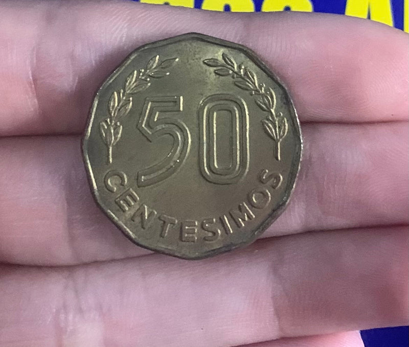 Moeda 50 Centesimos 1976 Moeda Rara Coleção