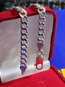 Pulseira de prata 950 Maciça 8.60 Gramas 6 mm 18 Cm