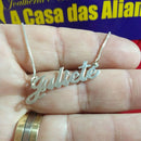 Colar com nome prata 950 Todos os nomes