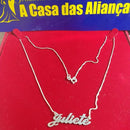 Colar com nome prata 950 Todos os nomes