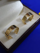 Alianças Retas maciço Ouro 18 kilates 10 Gramas 6 mm