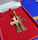 Pingente Cruz Ouro 18 Kilates 45 mm Peso 8.20 Gramas Maciça