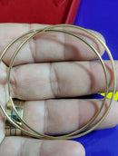 Brincos Ouro 18 Kilates 4.60 Gramas 62 mm Oco