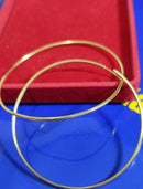 Brincos Ouro 18 Kilates 4.60 Gramas 62 mm Oco