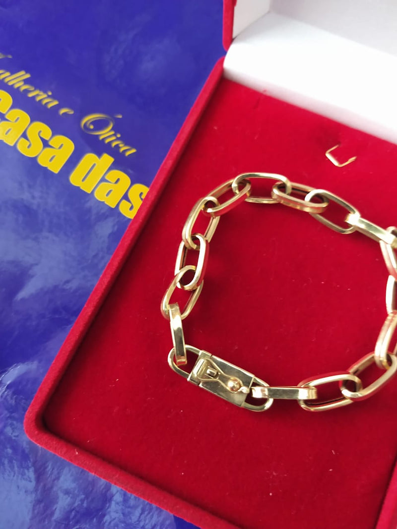 Pulseira Ouro Kilates 7 gramas 6mm Oca