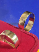 Par Alianças Noivado e Casamento Ouro 18 Kilates 10 Gr 7 mm